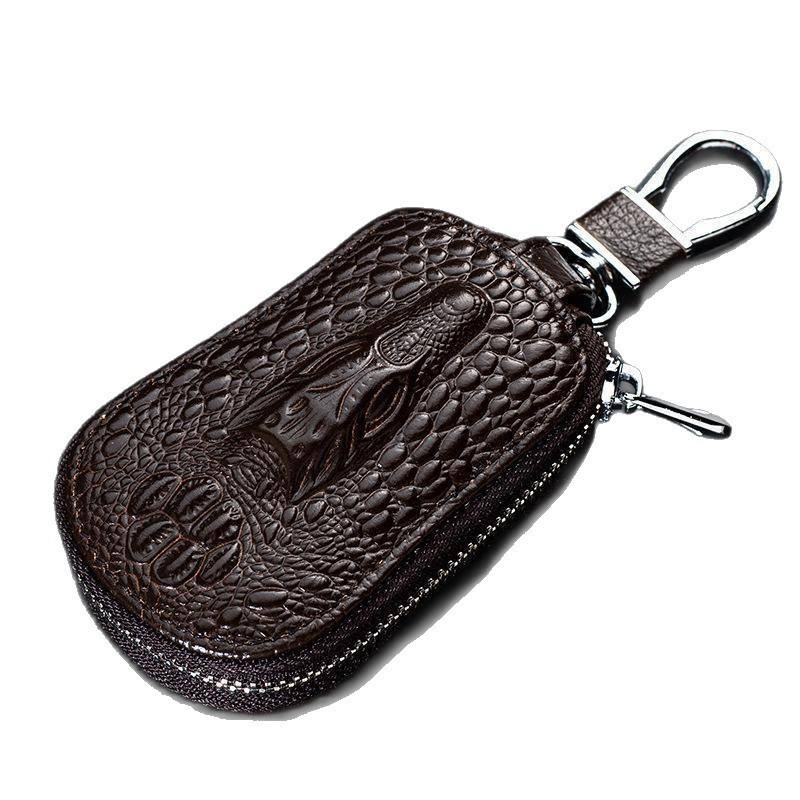 Guangzhou Junshang JS2684 Crocodile Pattern PVC Leather Multi-functional Zipper Car Key Bag